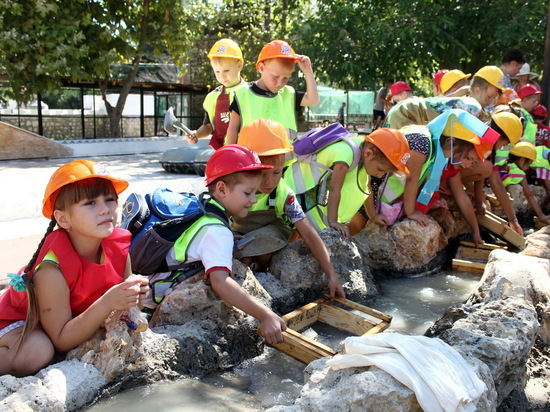 В эко-парке «Лукоморье» придумали игру для юных золотоискателей