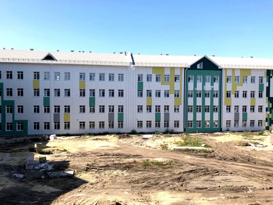 В Рассказово строительство новой школы близится к завершению