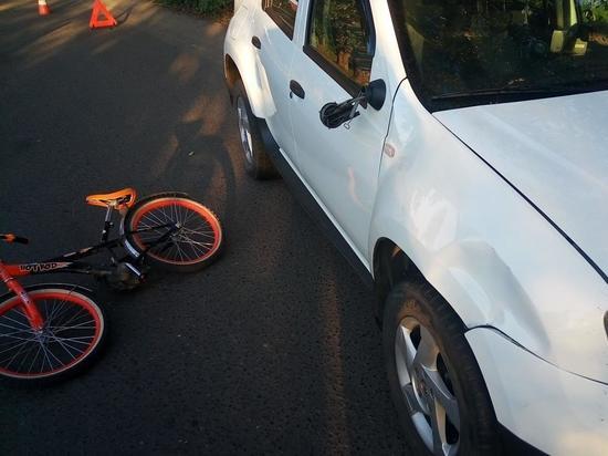 В Мичуринске 9-летний велосипедист угодил под колеса иномарки