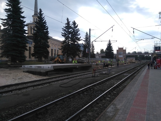 Первую платформу вокзала Петрозаводска доделают в сентябре