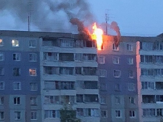 2-комнатная квартира выгорела полностью во время пожара на Юго-Западе