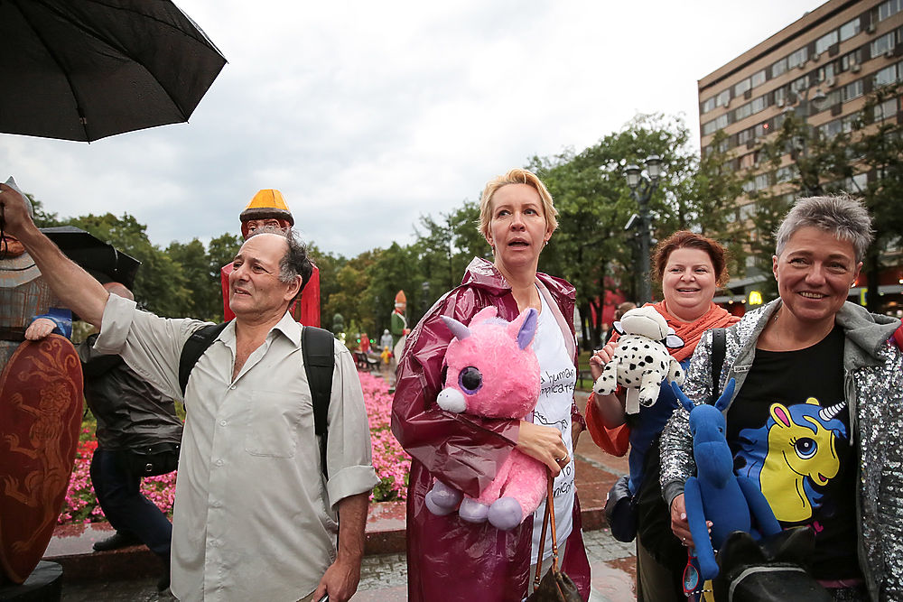 В Москве прошел стихийный "Марш матерей": фоторепортаж с незаконной акции