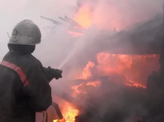 В селе Ждановка Александровского района ночью горел магазин