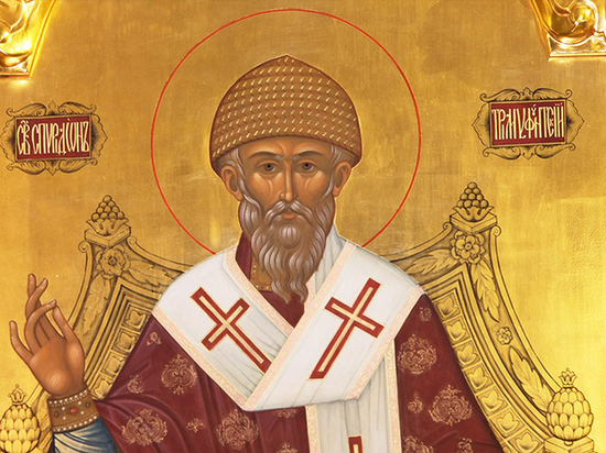 Сегодня первые российские регионы примут мощи святителя Спиридона Тримифунтского