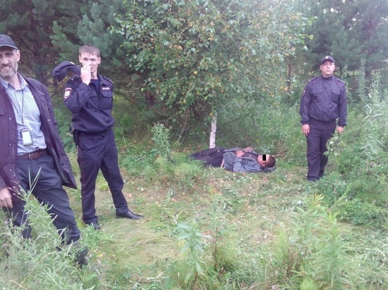 Сотрудники полиции спасли грибника, который заблудился в лесу и упал с дерева