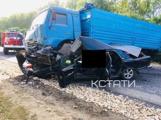 Пассажир «Волги» погиб в столкновении с грузовиком в Княгининском районе