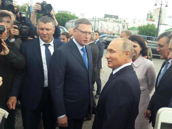 Путин оценил перспективы развития набережной в Омске