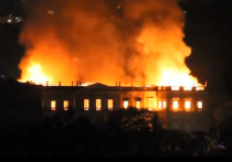 В Рио-де-Жанейро в результате пожара полностью уничтожен национальный музей Бразилии — старейшее научное учреждение страны