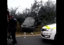 Президент Молдаваии Игорь Додон травмировался во время аварии на трассе Страшены-Калараш