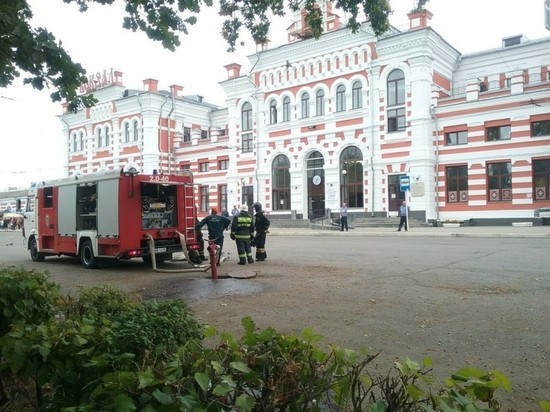 Здание вокзала Калуга-1 попало под оцепление