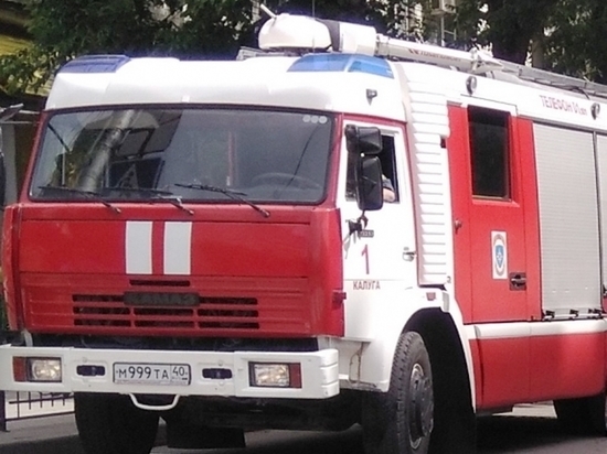Годовалые дети пострадали при пожаре в Калуге