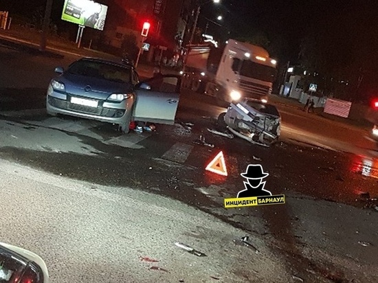 Женщина пострадала в аварии с пьяным водителем в Барнауле