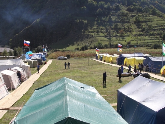 Живописный курорт «Ведучи» в Чечне принимает соревнования по многоборью среди сотрудников МЧС