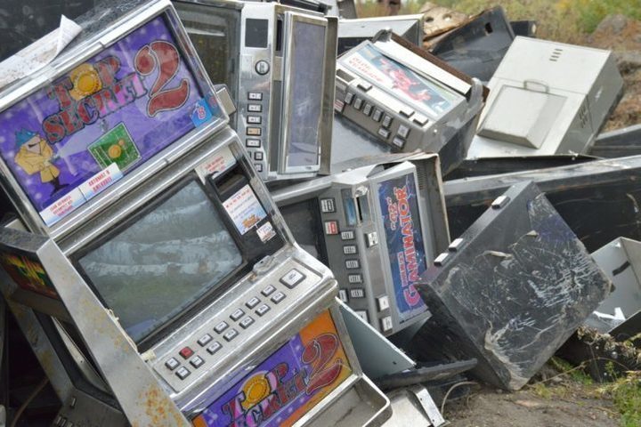 игровые автоматы уничтожены