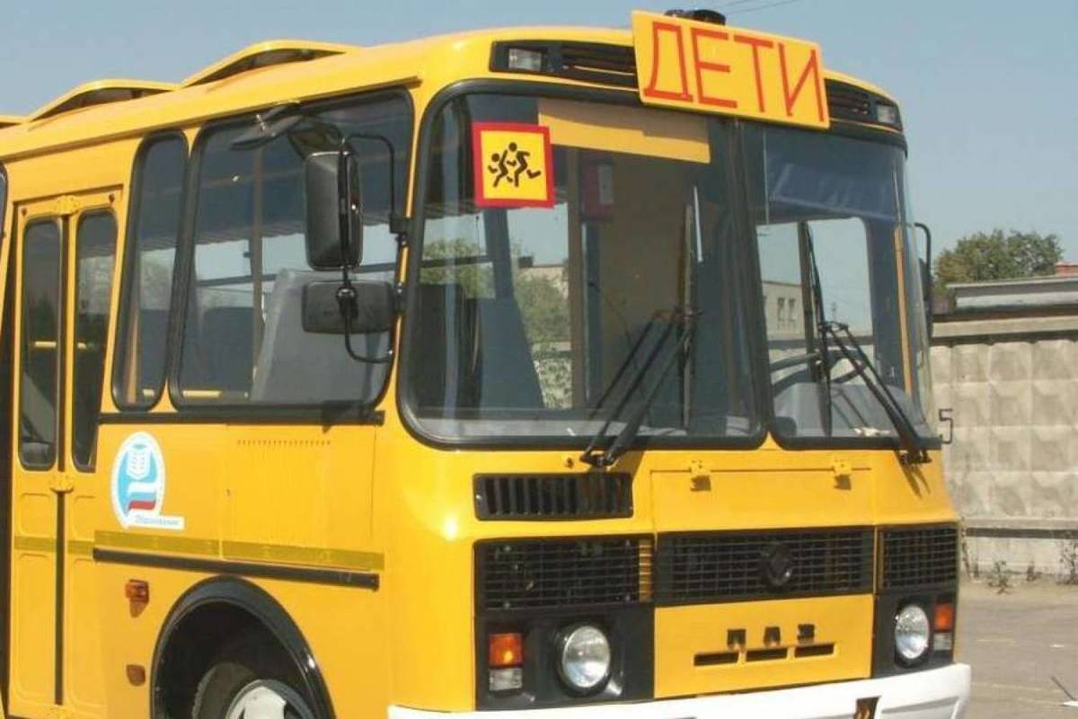 Желтый автобус дети