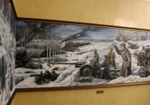 В штабе армии в Чите состоялась презентация картины, посвященной Ржевской битве