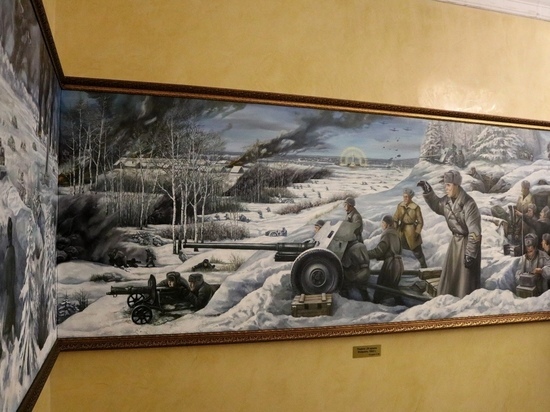 В штабе армии в Чите состоялась презентация картины, посвященной Ржевской битве