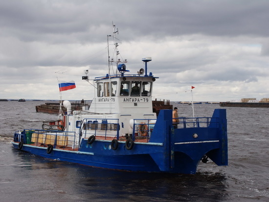 В текущую навигацию объем перевезенных грузов по реке Ангара составил более 330 тыс. тонн