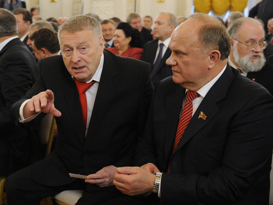 Жириновский и Зюганов договорились о создании коалиции в регионах