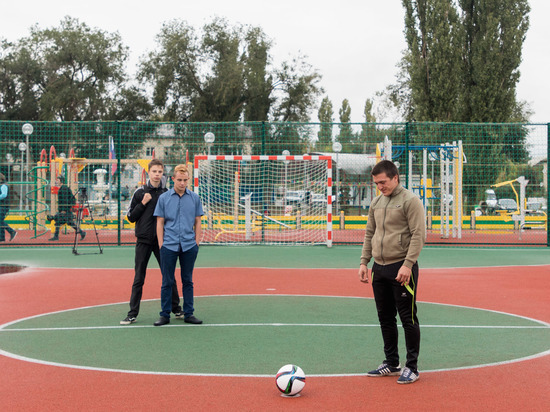 В Волгоградской области открыли еще одну спортивную площадку