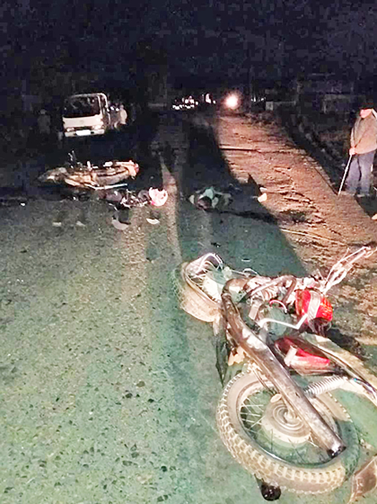 В Бурятии столкнулись  и погибли два водителя мотоциклов без прав