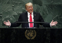 Выступление американского президента Дональда Трампа на Генассамблее ООН с самого начала не обещало быть традиционным