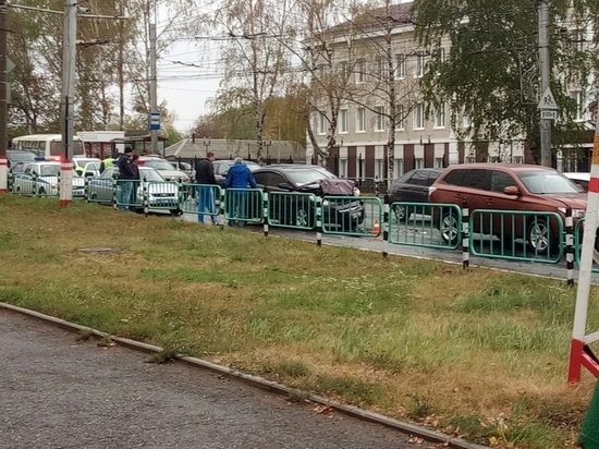 В центре Саранска столкнулись четыре машины