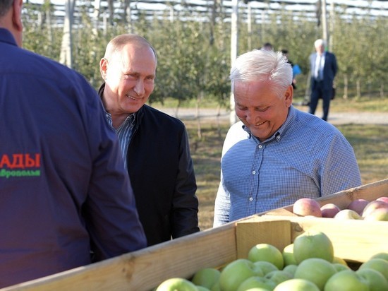Путин решил угостить яблочками президента Египта
