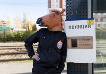 Томск стал одним из городов, где конь-служитель закона «штрафовал» нарушителей и помогал жителям добрыми делами