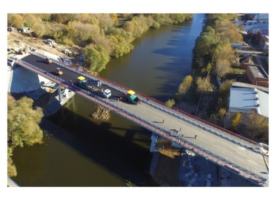 В Серпухове строительство моста близится к завершению