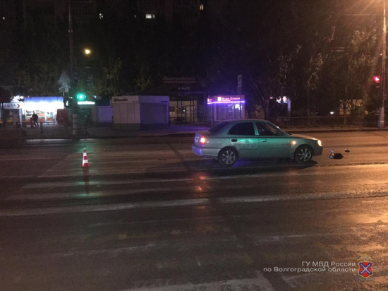 На юге Волгограда водитель Hyundai сбил 48-летнего пешехода