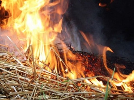 В Калмыкии в двух пожарах сгорели сеновалы, жертв нет