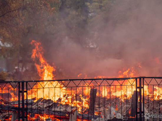 Пожар в Кузбассе унес жизнь мужчины