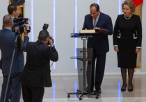 В стенах верхней палаты российского парламента выступил президент Египта Абдель Фаттах ас-Сиси, находящийся в Москве с трехдневным визитом