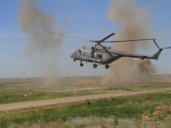 Под Волгоградом военные медики эвакуировали «раненых» на вертолетах