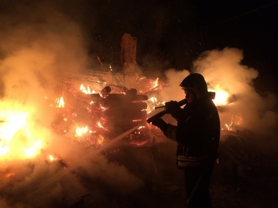 Огонь уничтожил и повредил сразу два дома в Тульской области