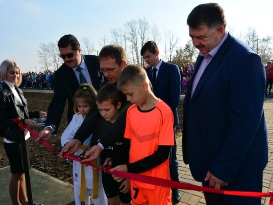 В Белгородской области открыта новая спортплощадка