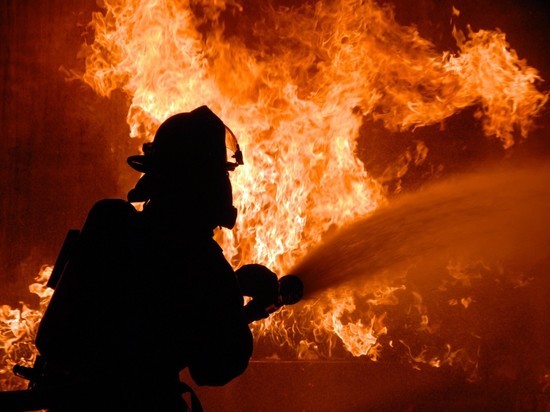 Пожар начался в четырёхквартирном доме в деревне Левковка Приморского района примерно без четверти пять вечера.