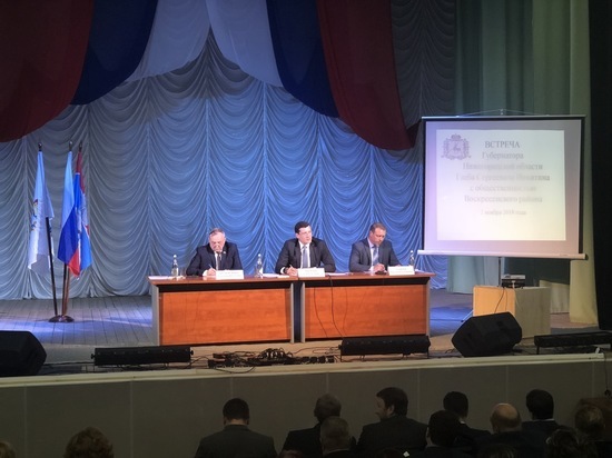 Глеб Никитин пообещал газифицировать Воскресенское в 2019 году
