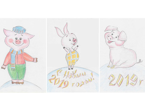 Чебоксарцам предлагают выбрать фигуру свиньи, которая украсит город к Новому году