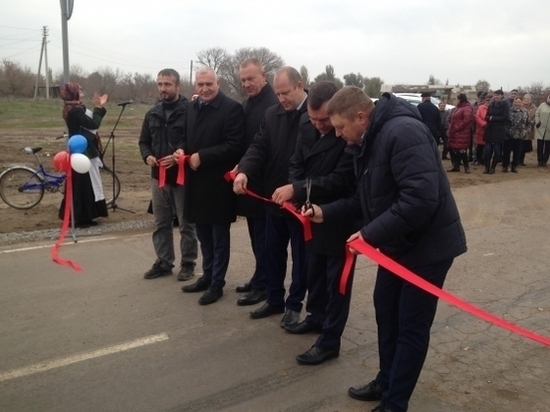 В Волгоградской области открыта новая асфальтированная автодорога