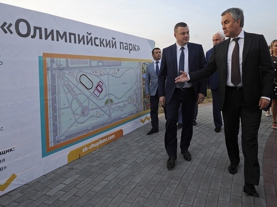 На благоустройство Олимпийского парка в Тамбове дополнительно выделили 98 млн рублей