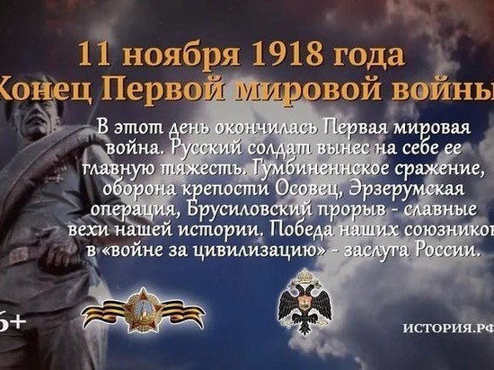 Ульяновская молодежь провела акцию памяти в честь 100-летия с окончания Первой Мировой Войны