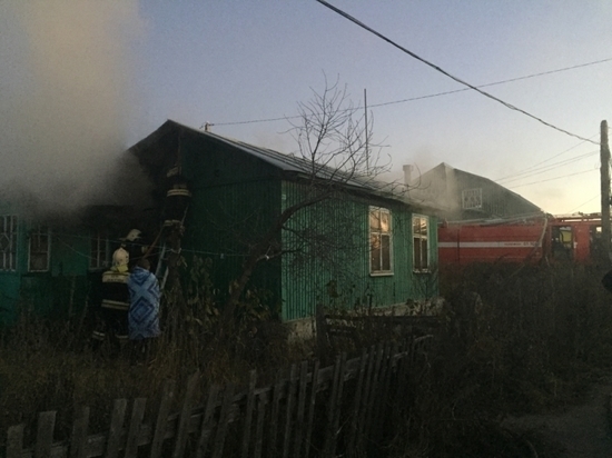В Плавске Тульской области случился пожар