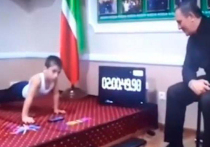 Пятилетний житель чеченского села Дуба-Юрт Рахим Куриев побил мировой рекорд по отжиманиям