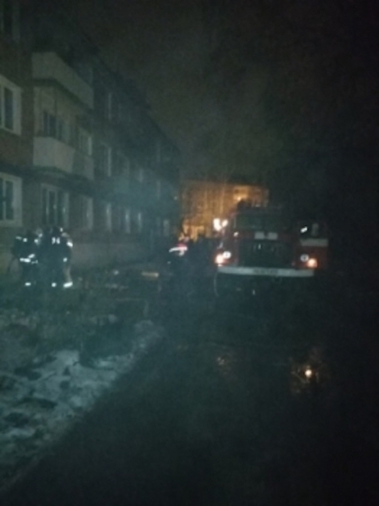 Человек пострадал при пожаре на улице Галкина в Туле