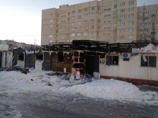 В Чебоксарах горел Юго-Западный рынок