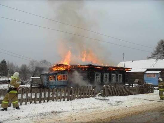 В Тверской области сгорел дом вместе с хозяйкой