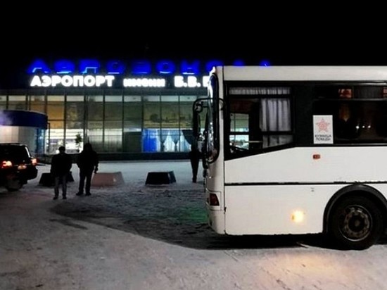 Первый автобус отвез туристов в Шерегеш из аэропорта Новокузнецка