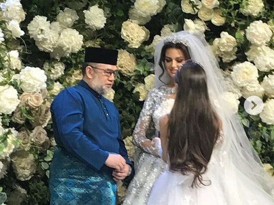 Бракосочетание Мухаммада V Келантана Султана и обладательницы титула «Мисс Москва» 2015 года прошло в Москве
